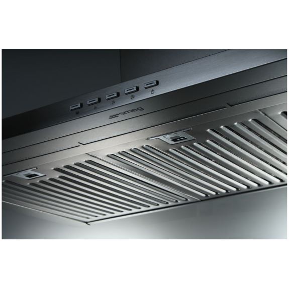 Smeg 90cm Classic Canopy Rangehood - Stainless Steel