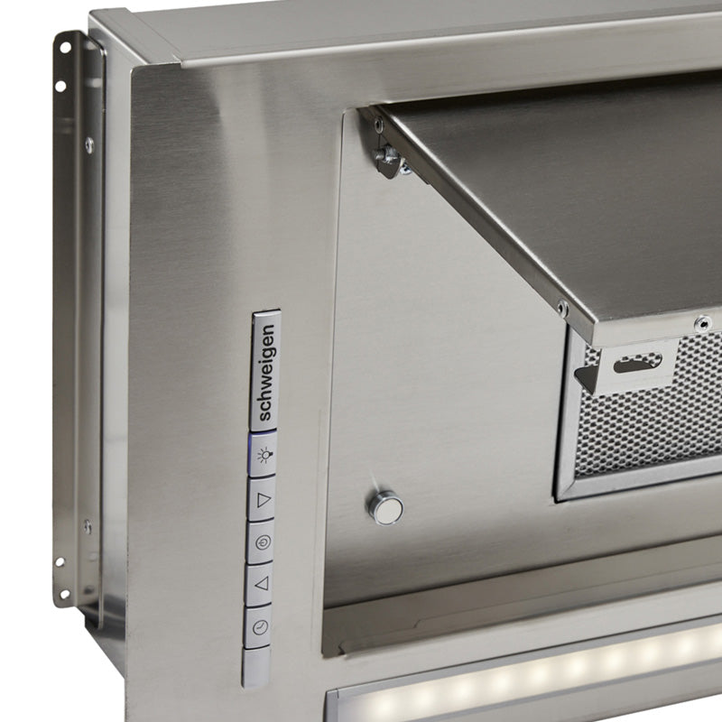 Schweigen 90cm Silent Undermount Rangehood for Moderate Cooking - Stainless Steel
