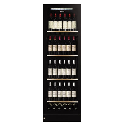Vintec 198 Bottle Multi Zone Wine Cabinet - Black
