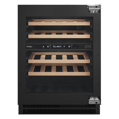 Vintec 31 Bottle Dual Zone Wine Fridge Cabinet - Panel Ready