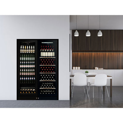 Vintec 198 Bottle Multi Zone Wine Cabinet - Black