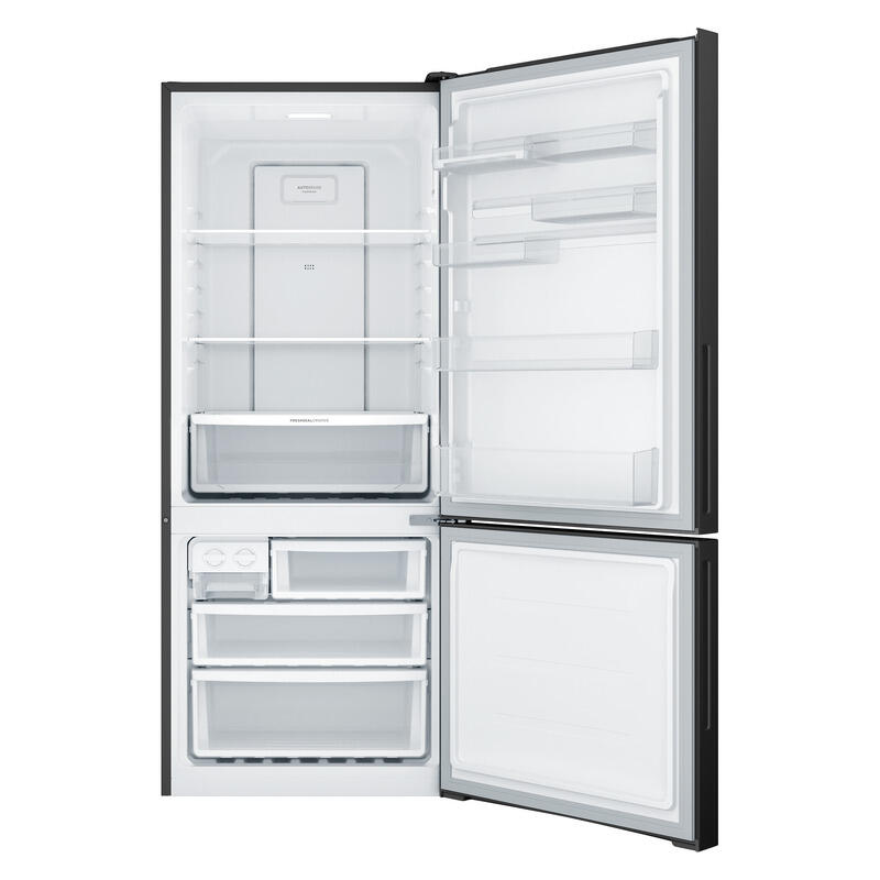 Westinghouse 425L Bottom Mount Fridge Freezer - Charcoal Black