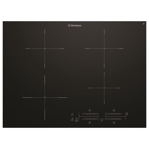 Westinghouse 70cm 4 Zone Induction Cooktop - Black