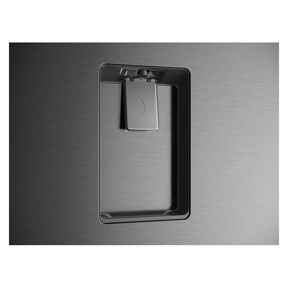 Westinghouse 564L Quad Door Fridge Freezer with Water Dispenser - Matte Charcoal Black