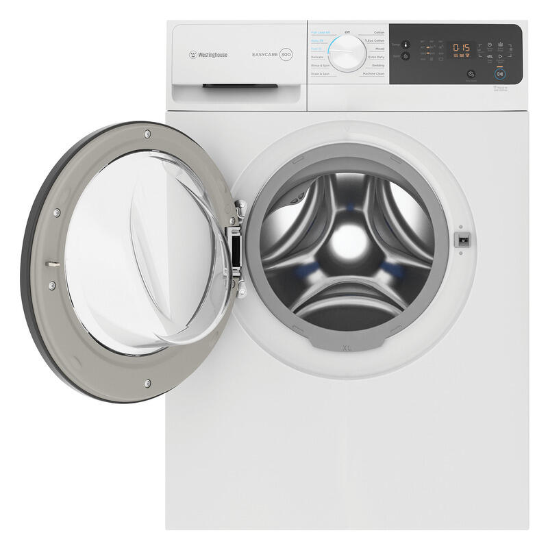 Westinghouse 7.5kg Front Load Washing Machine - White (EasyCare 300)