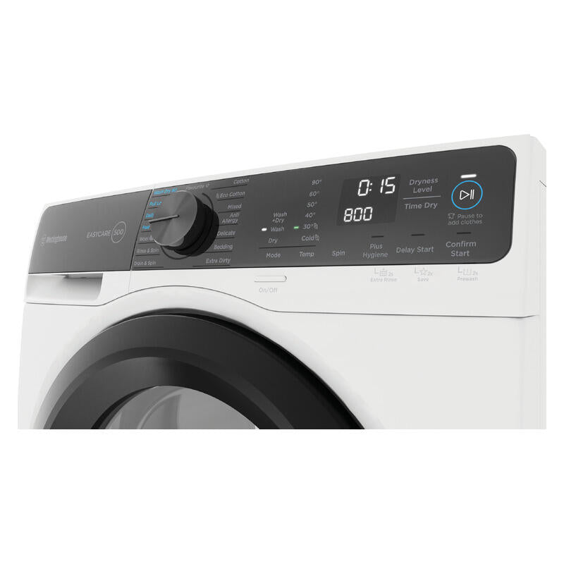Westinghouse 9kg + 5kg Front Load Washing Machine & Dryer Combo - White