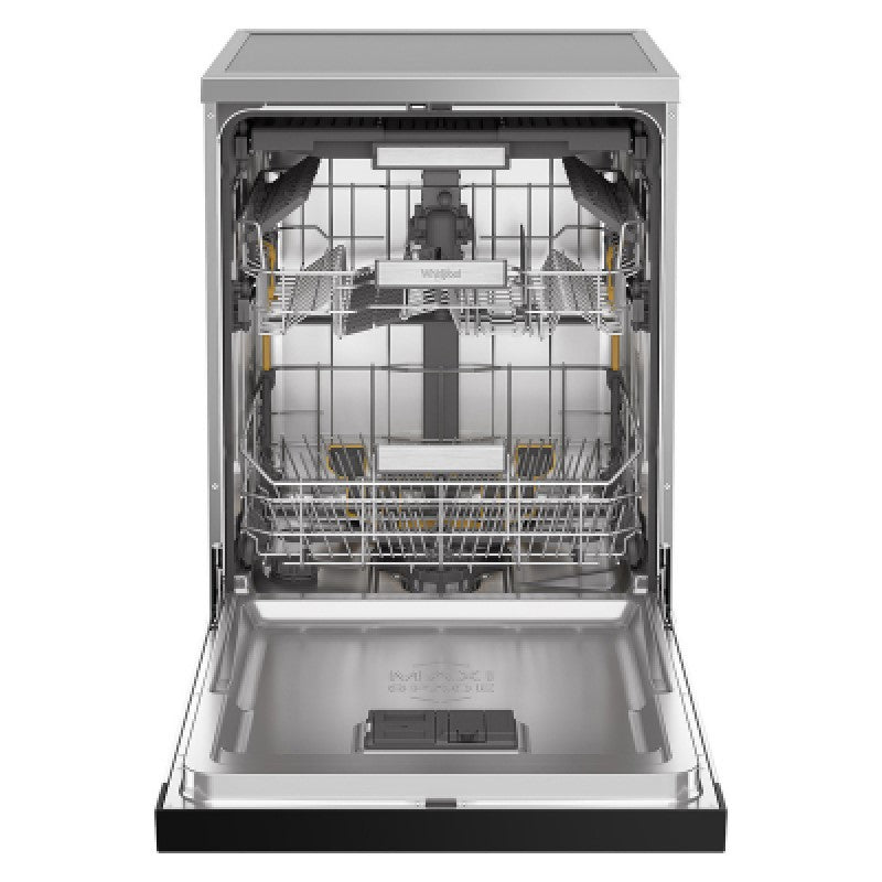 Whirlpool 60cm Freestanding Dishwasher - Stainless Steel