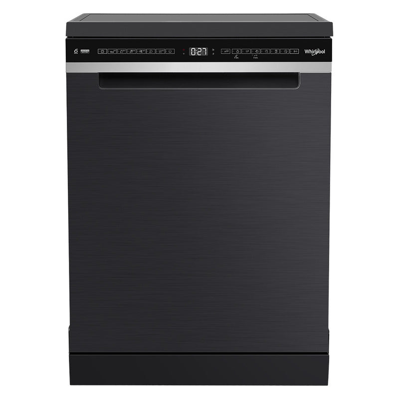 Whirlpool 60cm Freestanding Dishwasher - Black