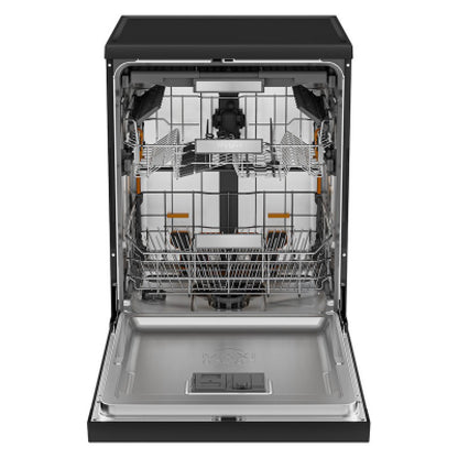 Whirlpool 60cm Freestanding Dishwasher - Black Stainless Steel