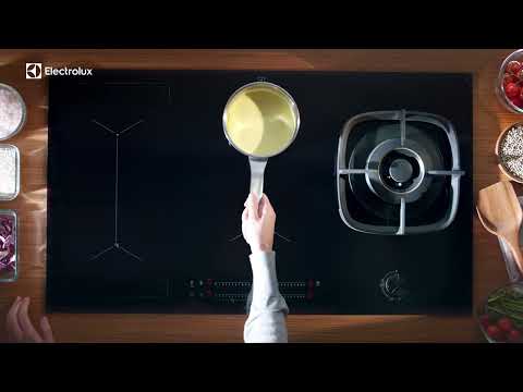 Electrolux 90cm UltimateTaste 900 Induction Cooktop with Gas Hob - Black