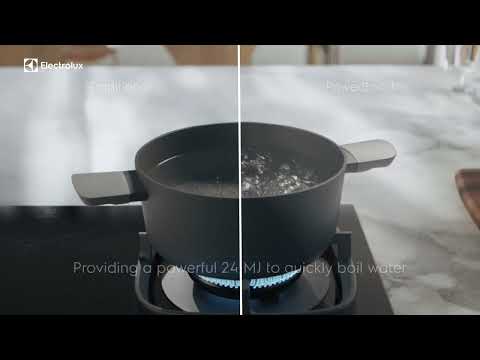 Electrolux 90cm UltimateHome 900 Gas Cooktop - Black Glass